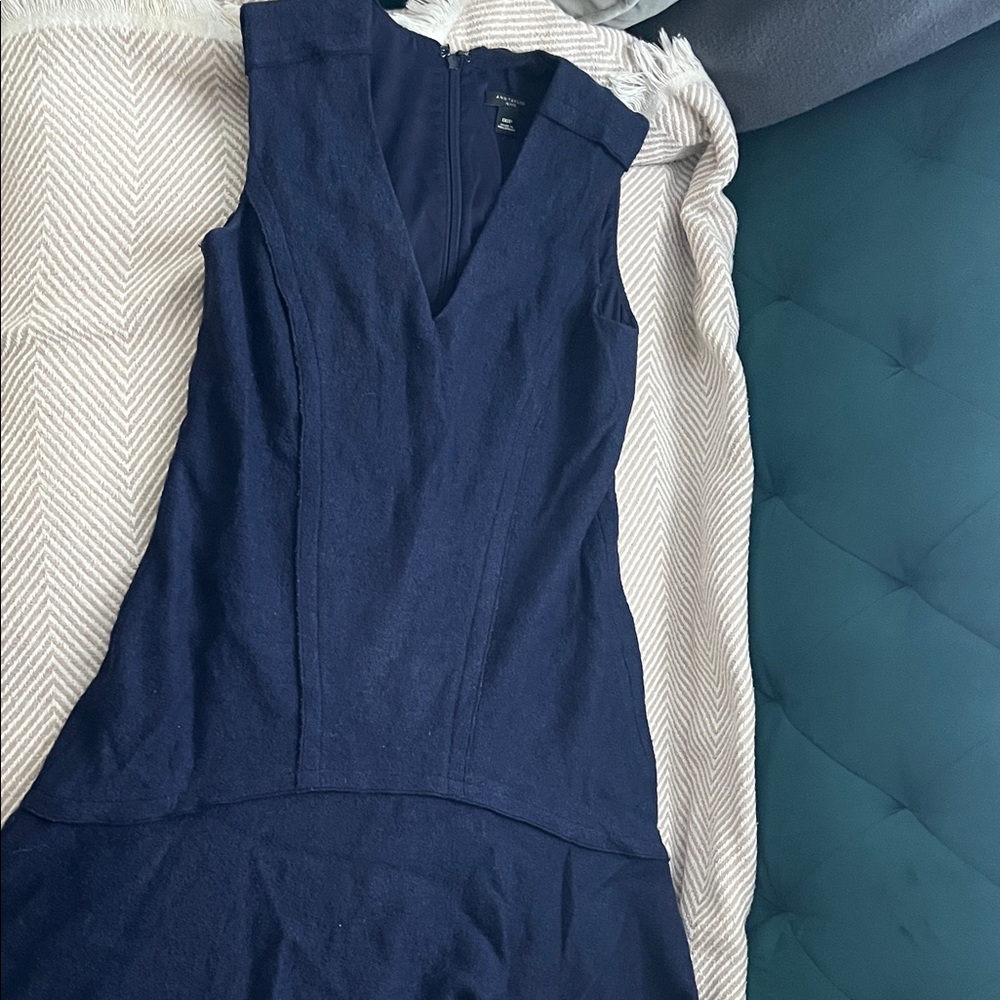 Ann Taylor Midnight Blue Midi Dress